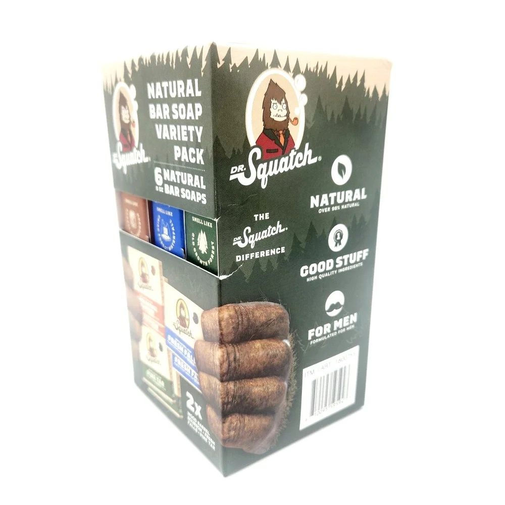 Dr. Squatch Natural Bar Soap Variety 6-Pack‎